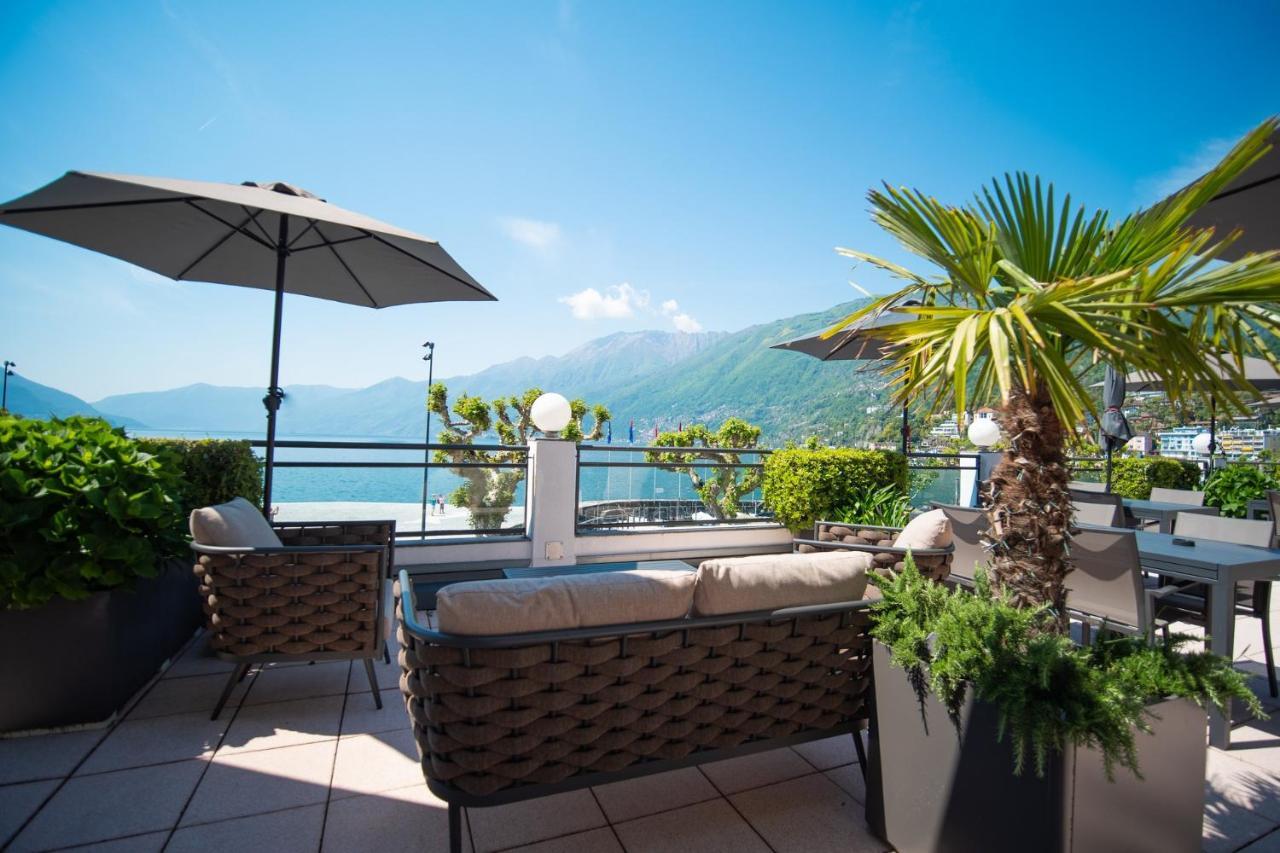 Hotel La Meridiana, Lake & Spa Ascona Exterior foto